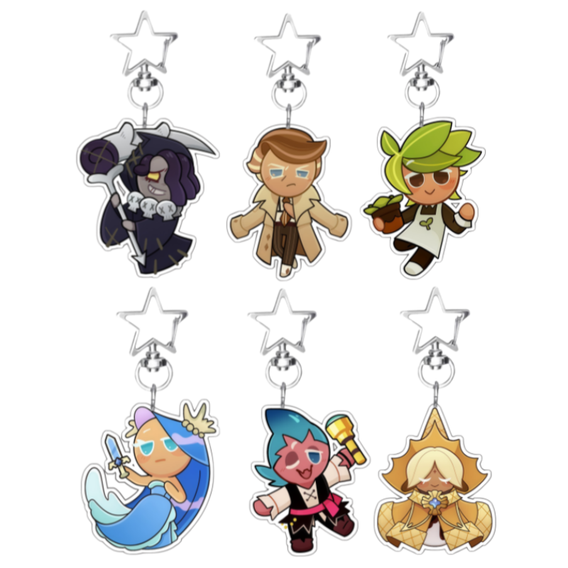 Anime Kingdom Merchandise - Portachiavi in acrilico da 6 cm