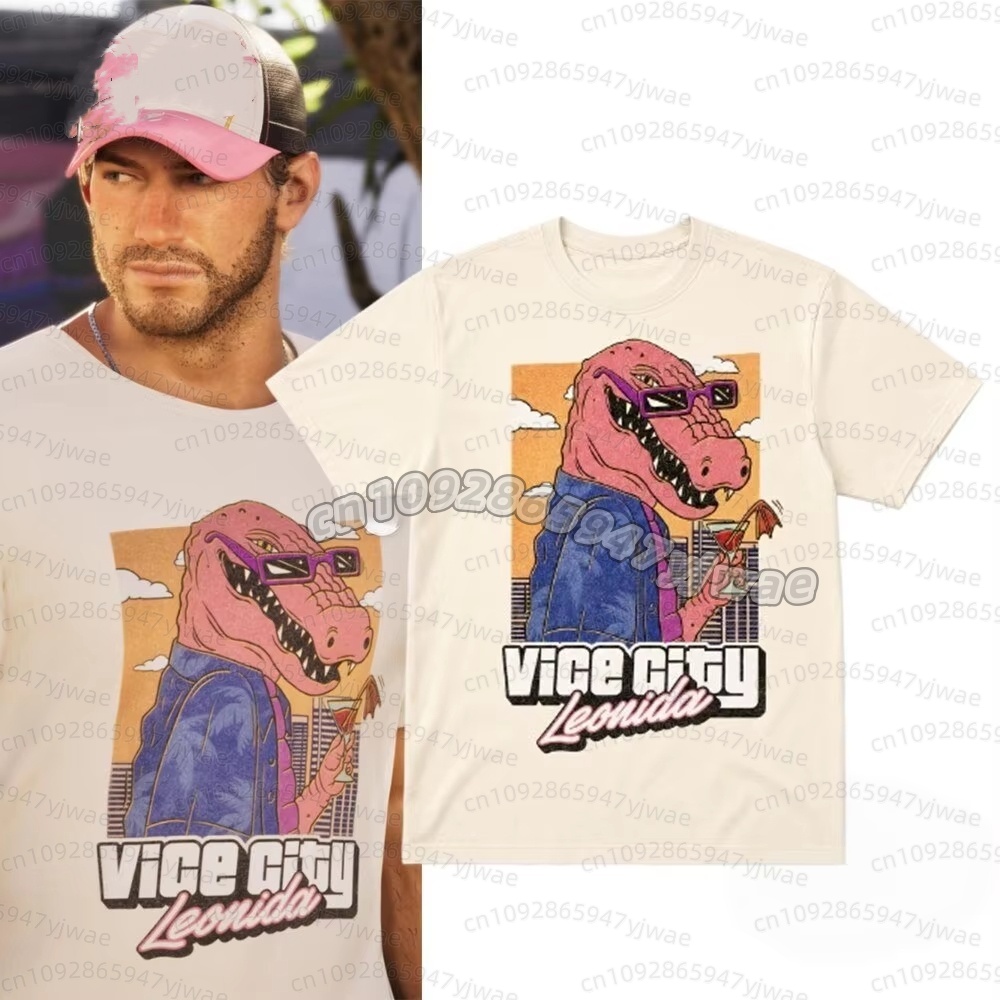 Popular Anime Merchandise - T-shirt Jason Vice City Leonida con