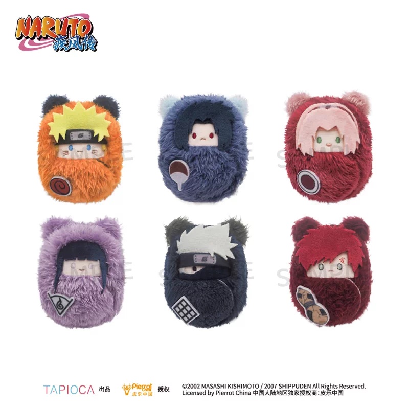 Anime Merchandise Naruto - Peluche Naruto Sasuke Sakura Palm Zoo,