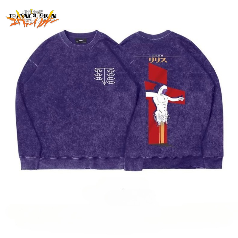 Anime Merchandise Jacket - T-shirt Vintage Lavata Stile Giapponese Anime