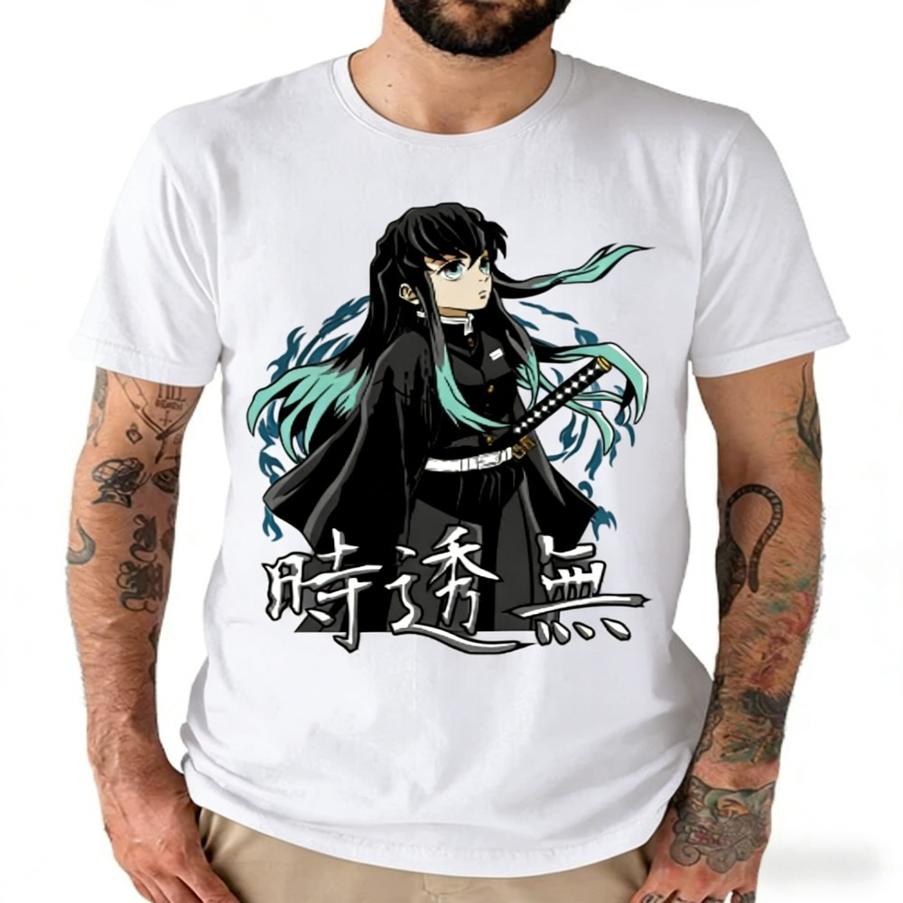 Anime Merchandise Demon Slayer - Demon Slayer Muichiro Tokito T-shirt in