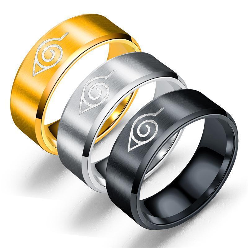 Anime Merchandise In Japanese - Anello Naruto in Stile Giapponese-Coreano, Anello