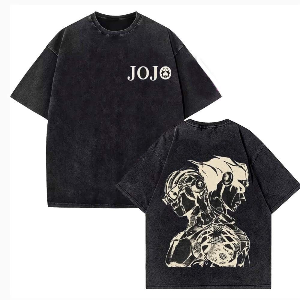 T-shirt vintage lavata da uomo - Jojo Anime Merchandise recensione e prezzo