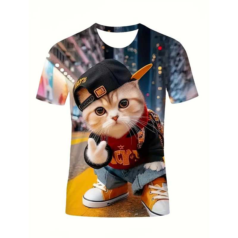 T-shirt divertente modello gat - Popular Anime Merchandise recensione e prezzo