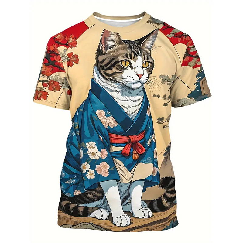 T-shirt divertente modello gat - Popular Anime Merchandise recensione e prezzo